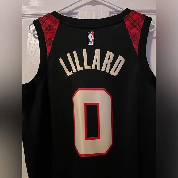 Nike Vaporknit Portland Trail Blazers Rip City Damian Lillard Jersey M, 3XL NEW